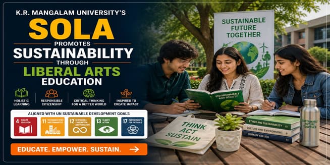 K.R. Mangalam University’s SOLA Promotes Sustainability Through Liberal Arts Education